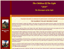 Tablet Screenshot of messengersofthelight.com